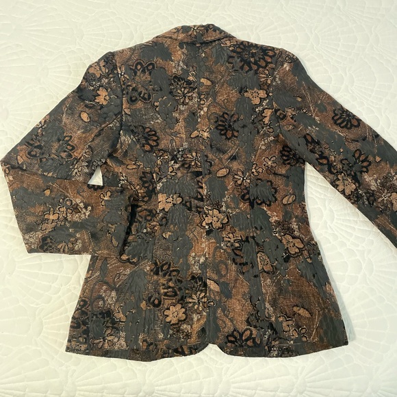 Vintage 80s Harve Benard Floral Jacket - Picture 4 of 7